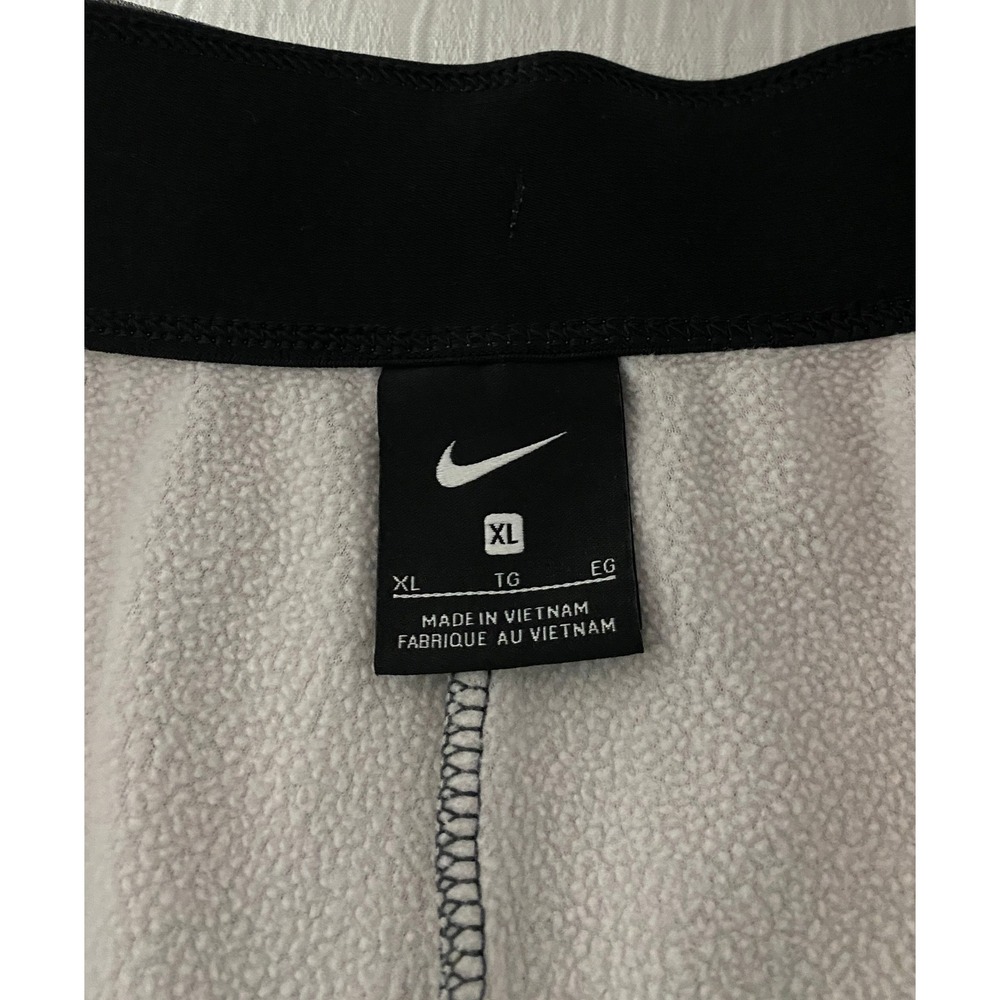Nike Mens XL Gray Wide Leg Fleece Sweatpants Loose Fit Training Pants - Picture 4 of 6